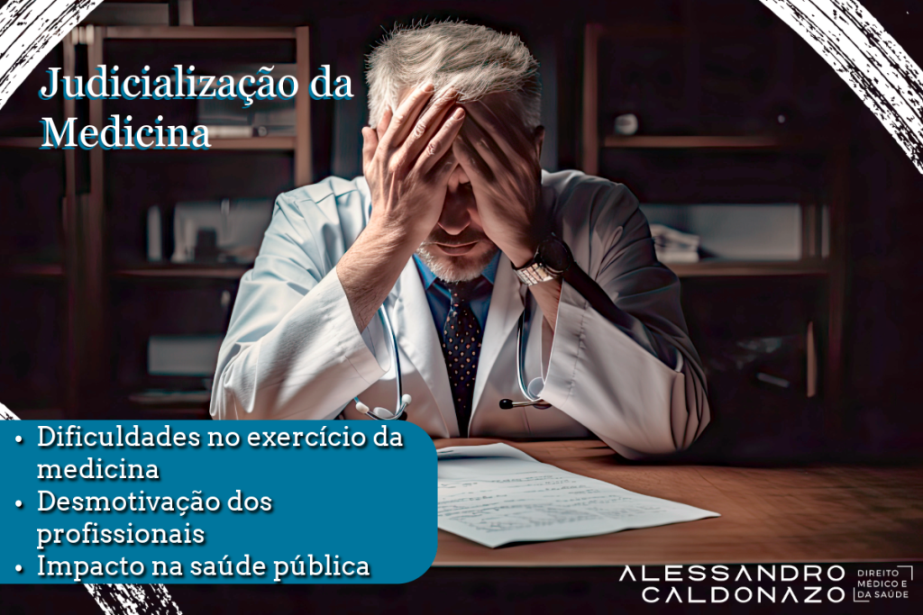 Judicialização da Saúde e seus efeitos negativos na prática médica. Defesa judicial para Médicos