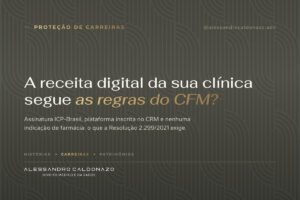 Prescrição eletrônica médica na clínica: o que a Resolução CFM 2.299/2021 exige
